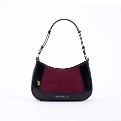 Jasmine Hobo Bag - Deep Red - Atelier Galin