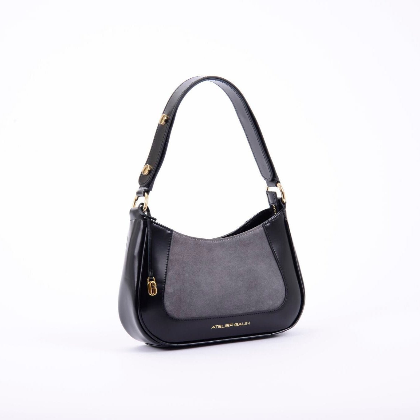 Jasmine Hobo Bag - Gris - Atelier Galin