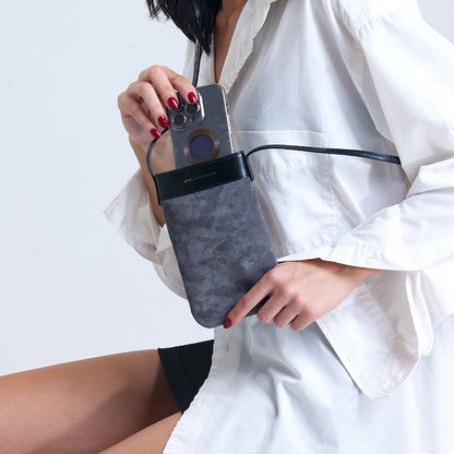 Mila Phone Bag - Gris - Atelier Galin